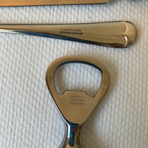 Sheffield Stag Horn Stainless Bartender Set - 7 Piece - George Butler & Co ART - Picture 13 of 14